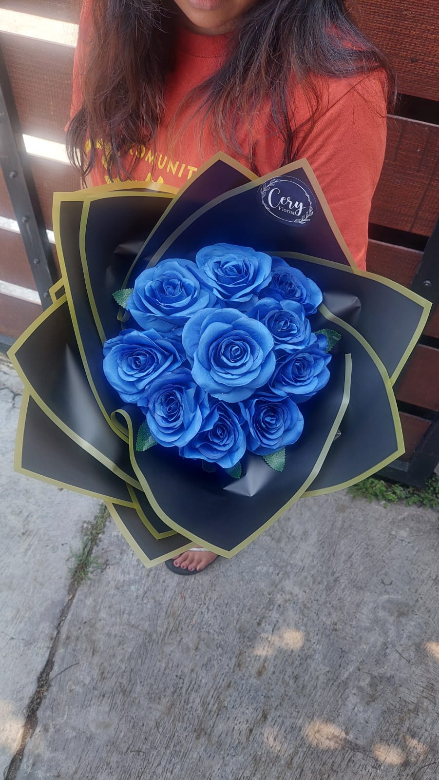 Buket Bunga Palsu 100k